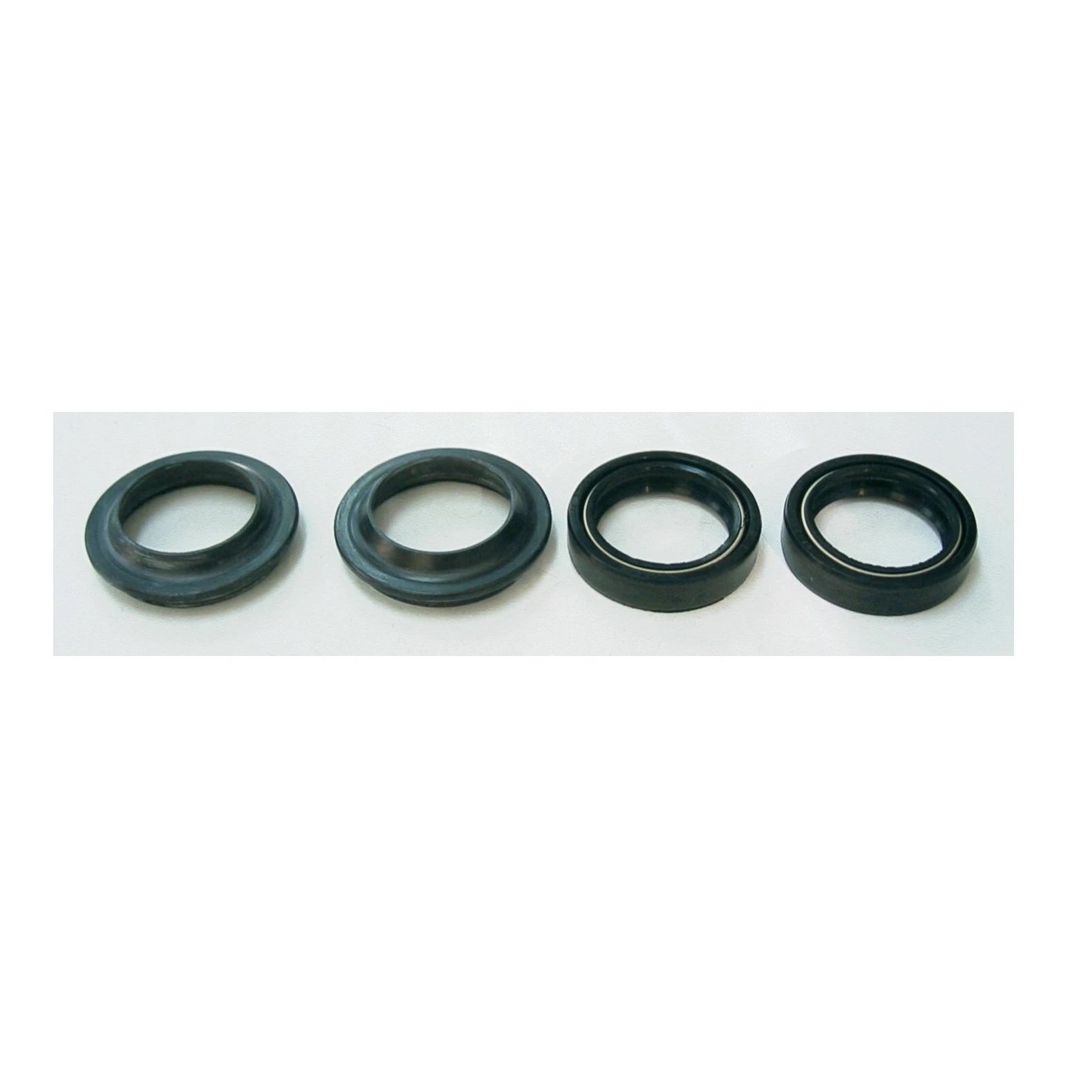 Uszczelniacze przedniego zawieszenia olejowe i pyłowe komplet Kawasaki GPZ500S, EL250/252, EN450/500 36x48x11/12,5 | FSD-010