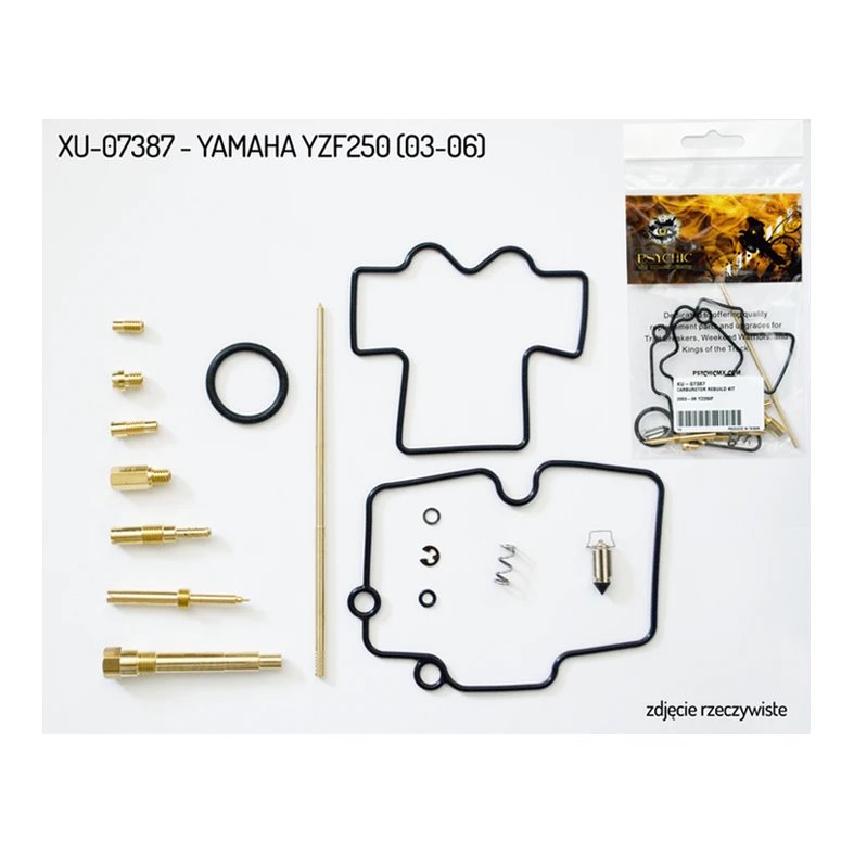 Zestaw naprawczy gaźnika Yamaha YZF 250 (na 1 gaźnik) Psychic | XU-07387
