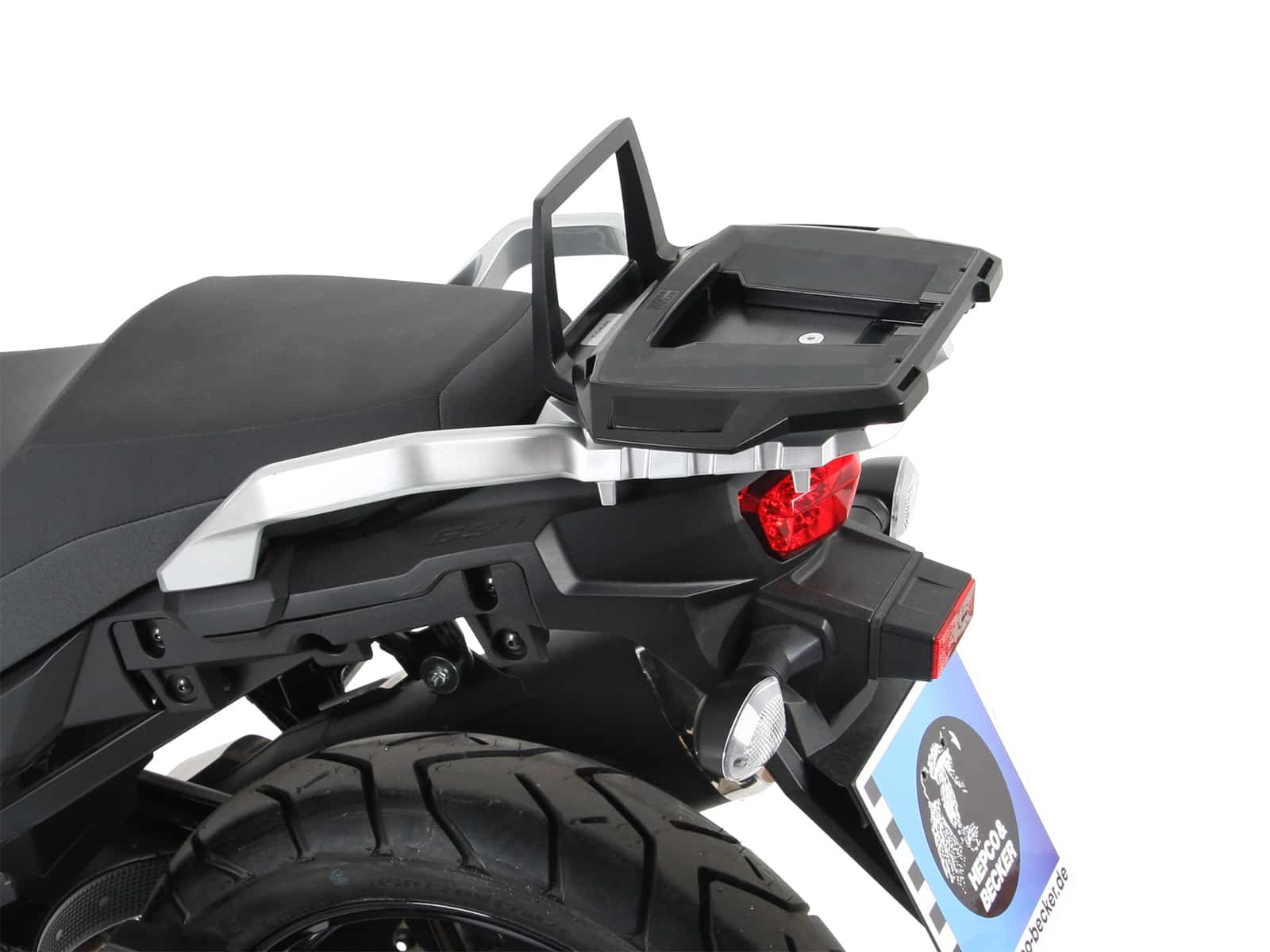 Stelaż kufra centralnego Alurack Suzuki V-Strom 650 / XT 2017-2025 Hepco Becker | 6553534 01 01