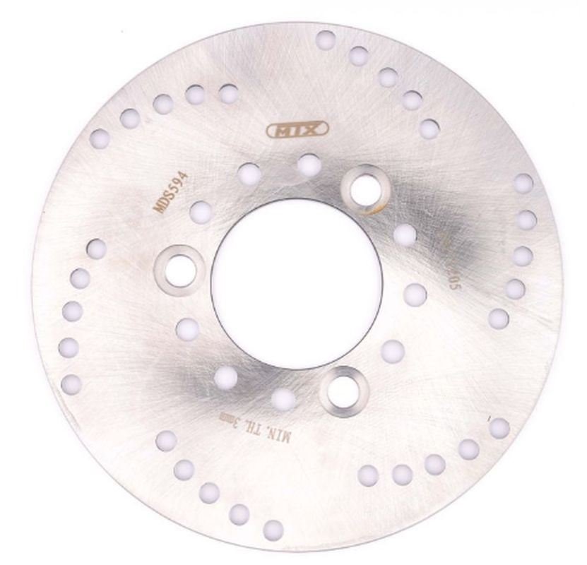 Tarcza hamulcowa tył Kawasaki KFX 50/90, KVF 300 Brute Force, Kymco KXR 90, MXU 150/250, MXU 300 (180x58x4mm) (3x10,5mm) MTX PARTS | MDS03074