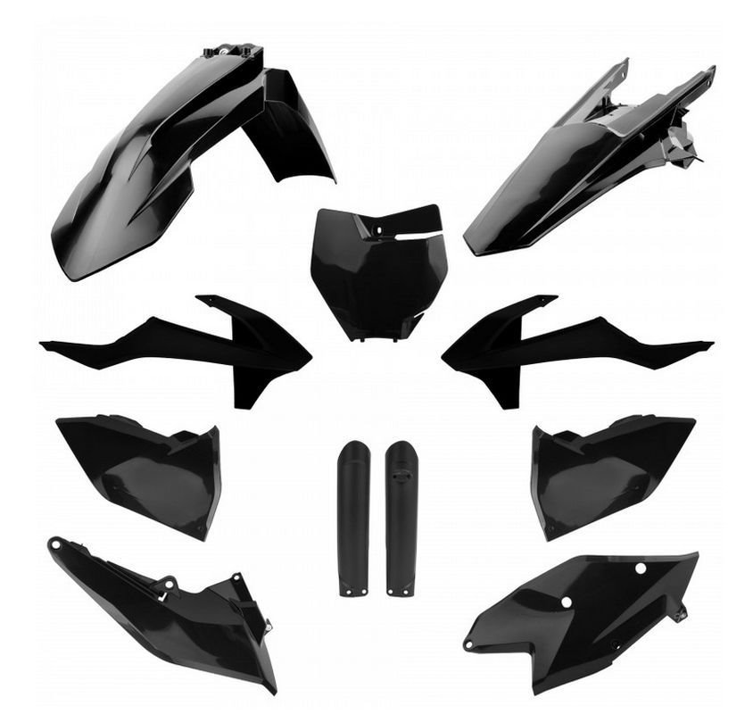 Komplet plastików KTM EXC/EXC-F TPI czarny Polisport | 91471