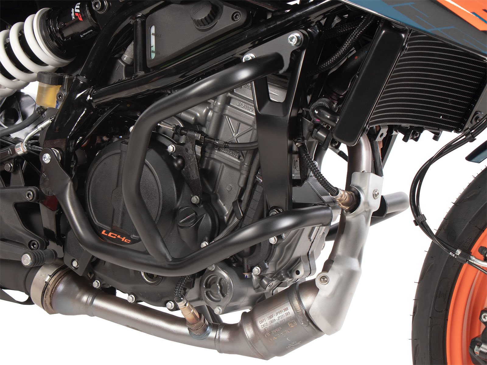 Gmole silnika czarne KTM 125 Duke 2024-2026 Hepco & Becker | 5017671 00 01