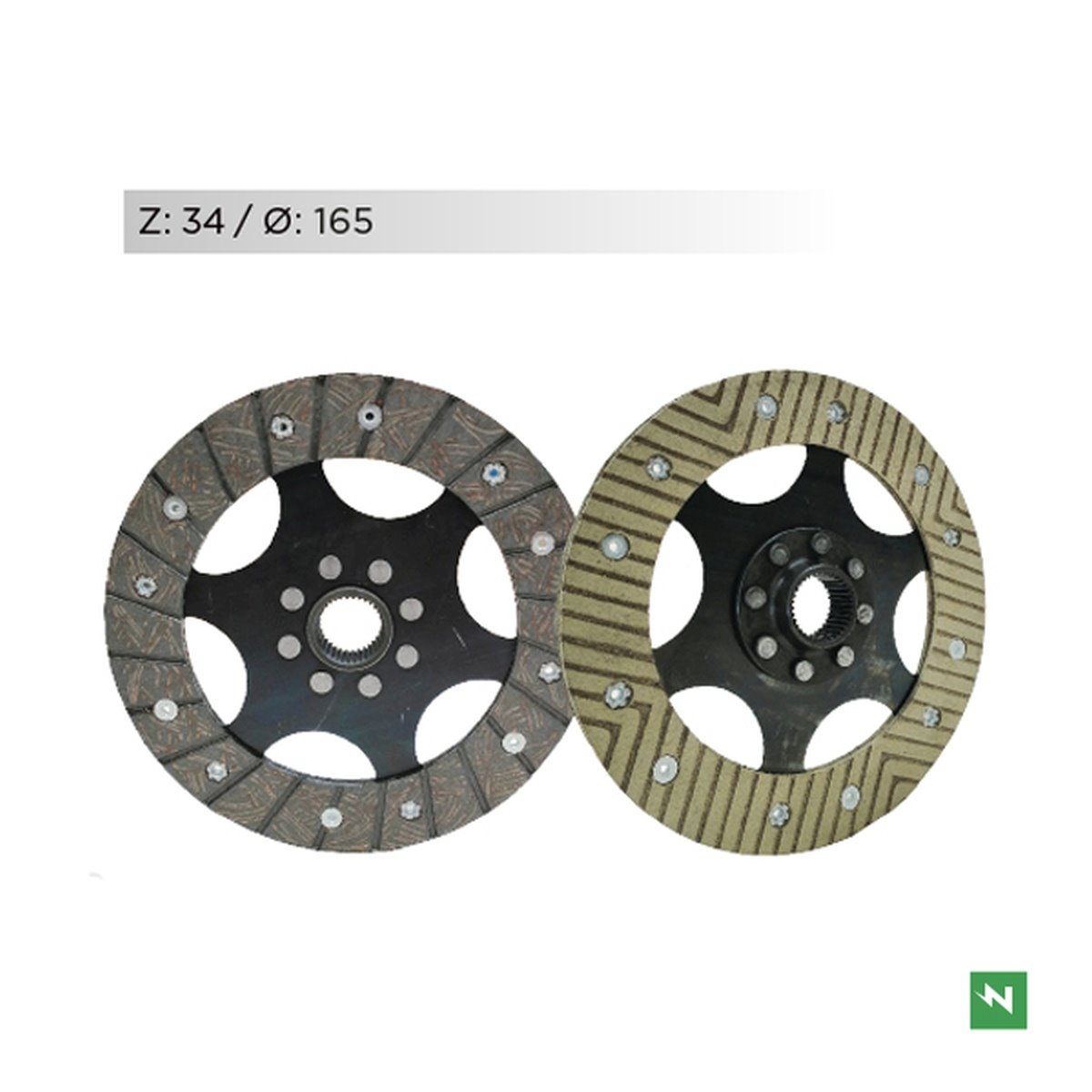 Tarcze sprzęgłowe BMW R 45/65, R 80 R/RT/GS/ST, R 100 R/RT/CS/GS (suche sprzęgło) Newfren | F1491K