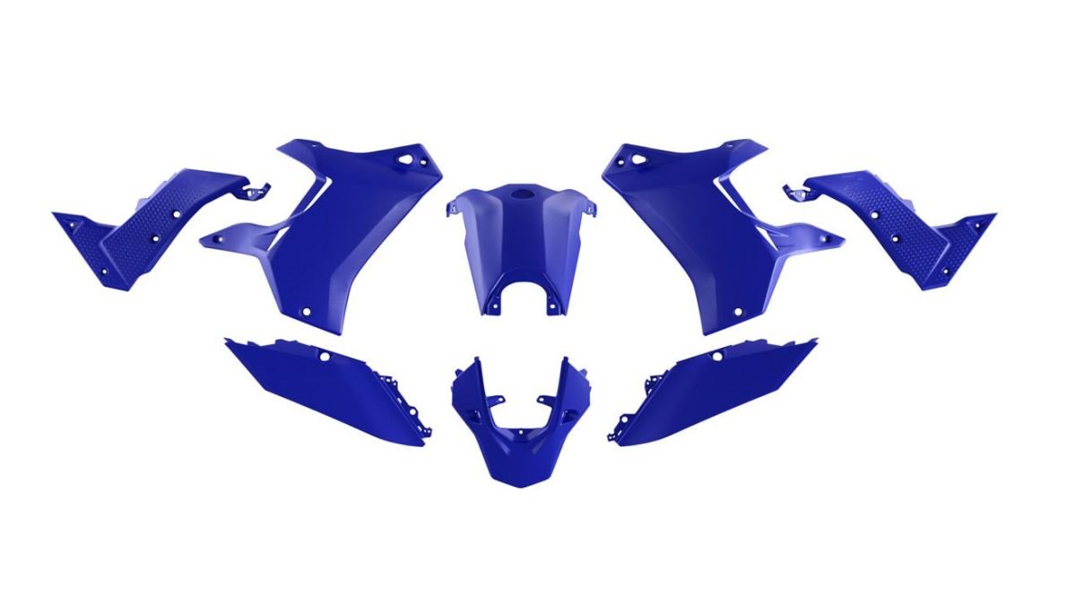 Komplet plastików (bez przedniego błotnika) Yamaha T7 Tenere 700 Revolution niebieski RACETECH | KITT70-BL0-024