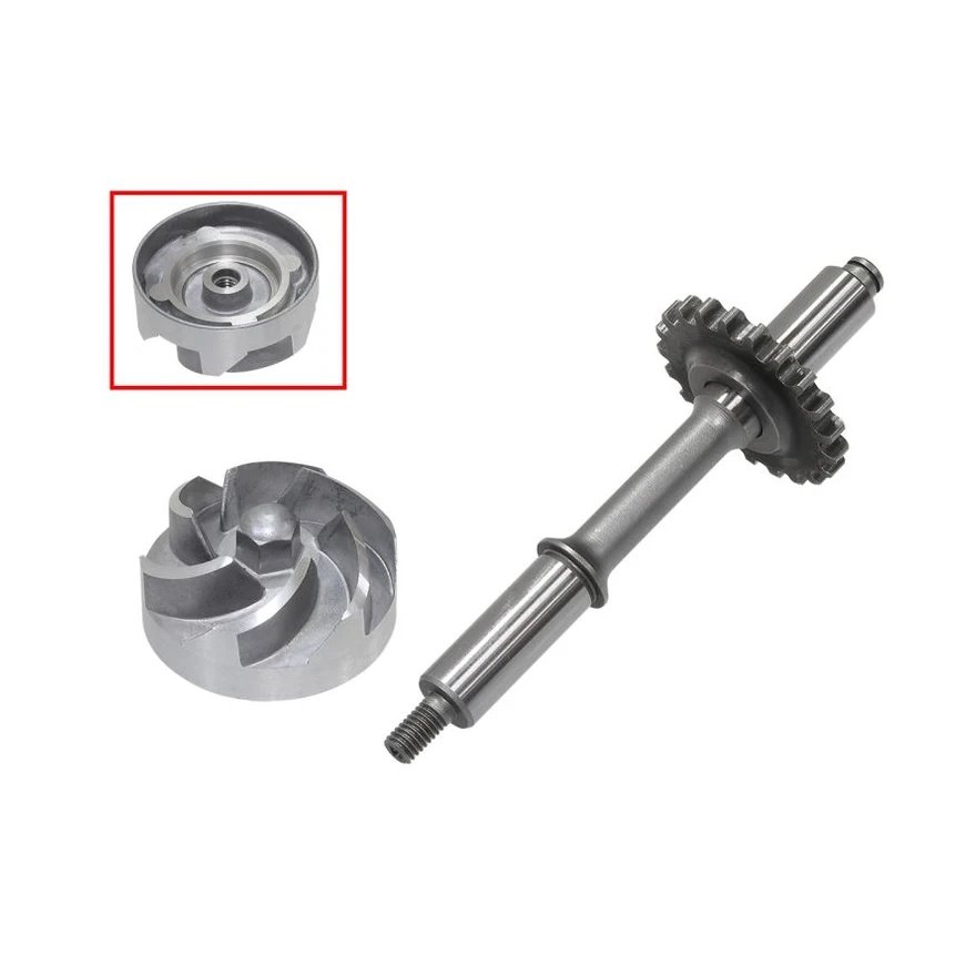 Wałek i wirnik pompy wody Kawasaki KVF 650 Brute Force, KVF 750 Brute Force, KRF 750 Teryx, KFX/KVF 700, Suzuki LT-V 700 Bronco | AT-10073A