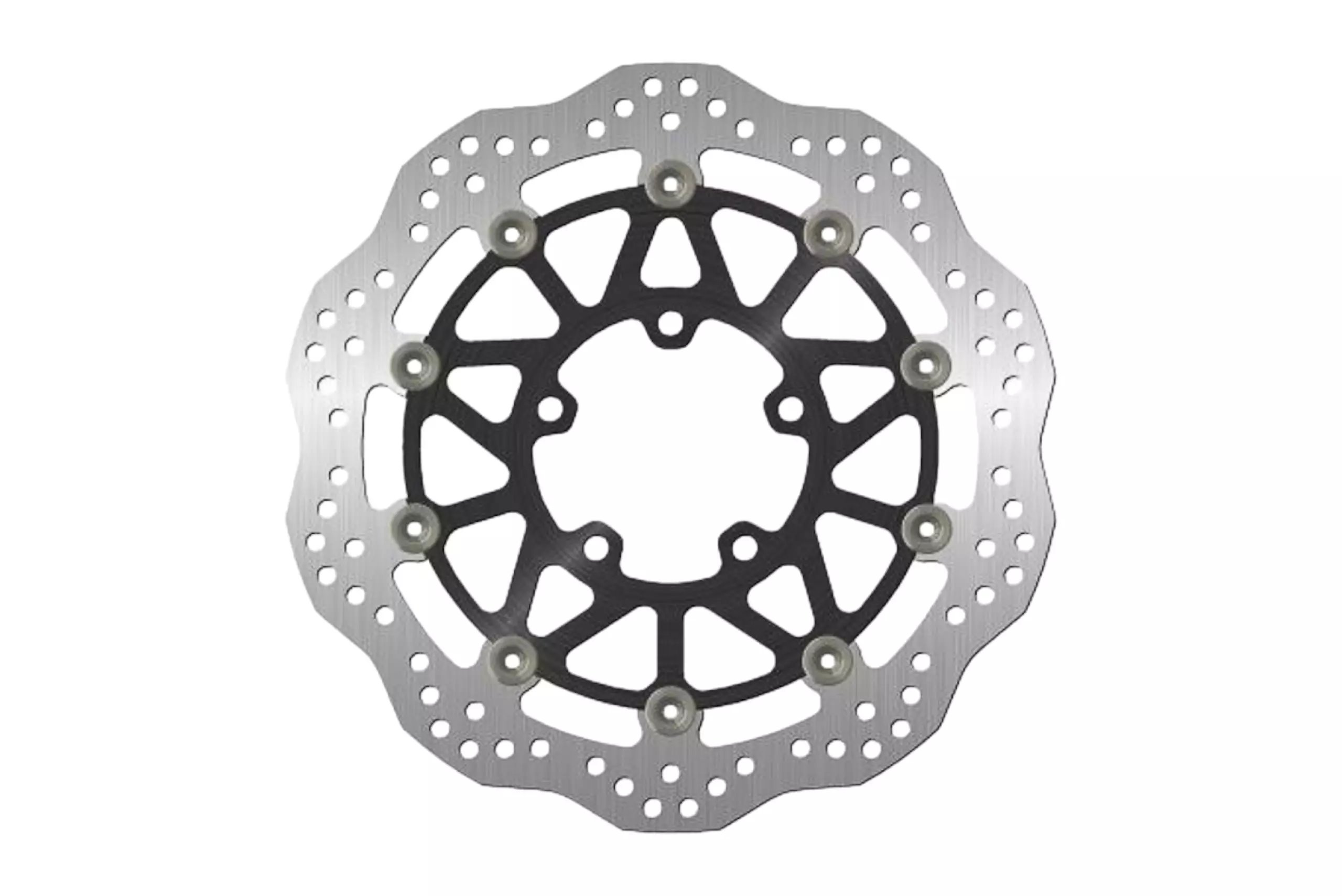 Tarcza hamulcowa przód Kawasaki ZX-6R 636 (310X80X5mm) (5X10,5mm) WAVE PŁYWAJĄCA (ŚRODEK ALUMINIOWY) | NG1940XG
