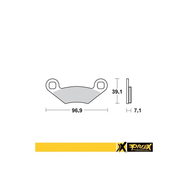 Klocki hamulcowe kh159 polaris sportsman/scrambler / outlaw/xplorer/trail blazer/trail boss ProX | 37.206402
