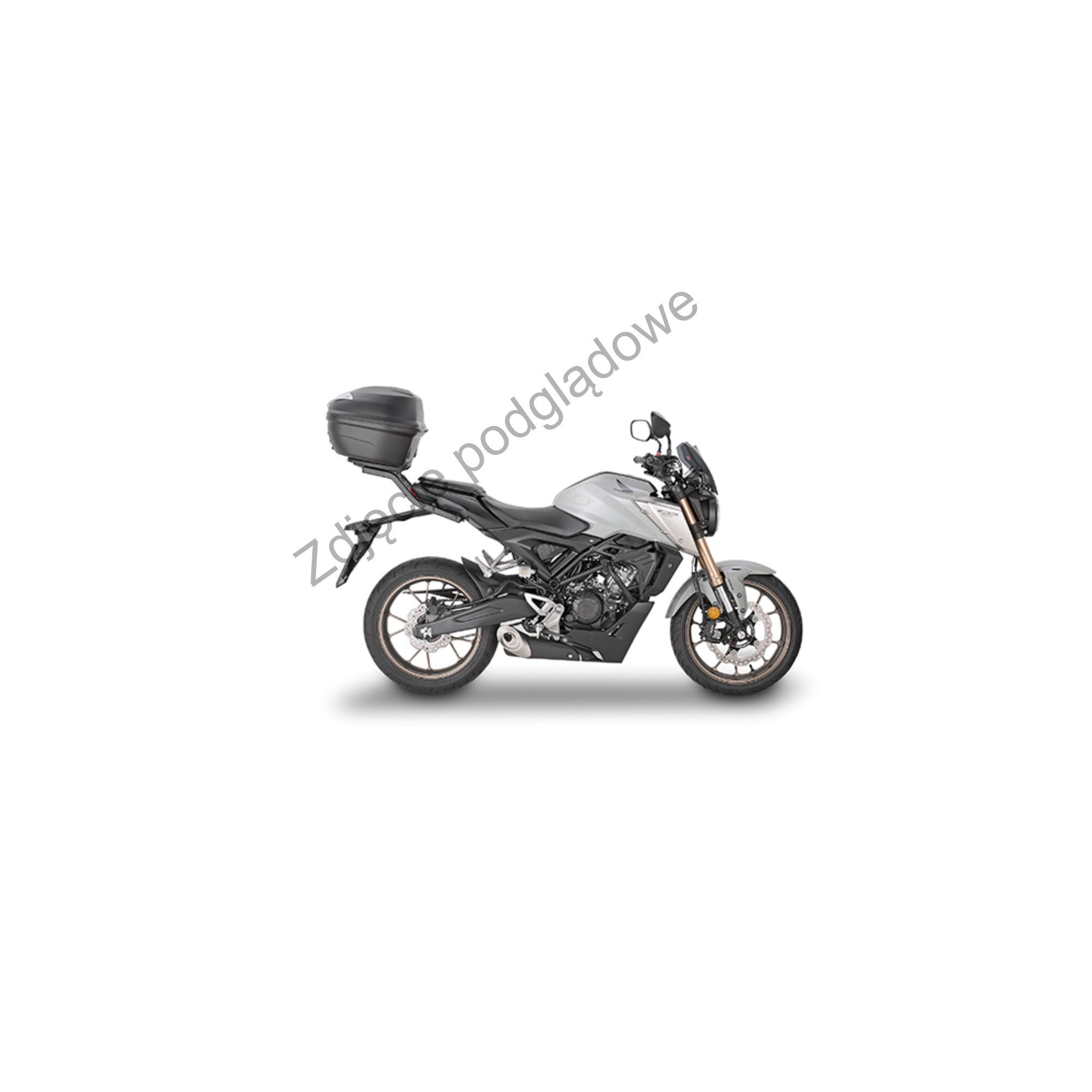 Gmole osłony silnika Honda CB 125R czarne Kappa | KN1199