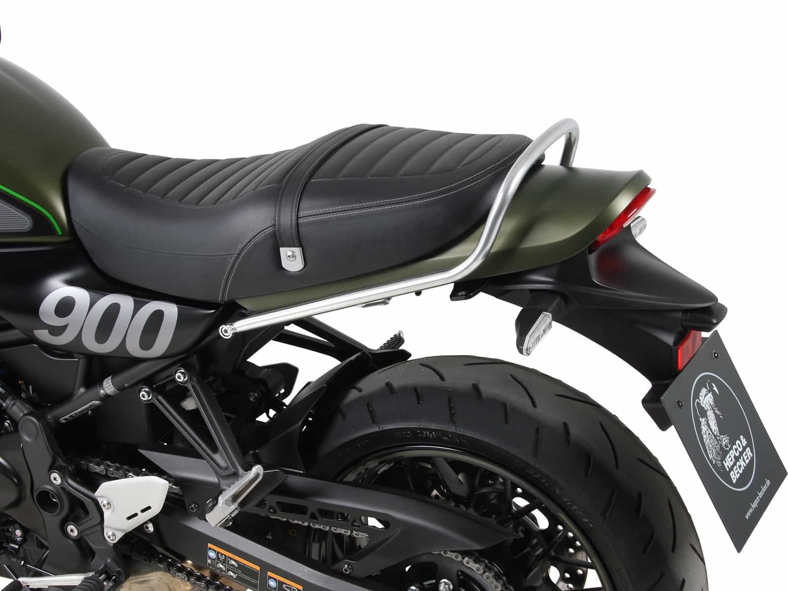 Uchwyt dla pasażera Kawasaki Z 900 RS / Cafe 2018 - 2025 Hepco Becker | 42192533 00 02