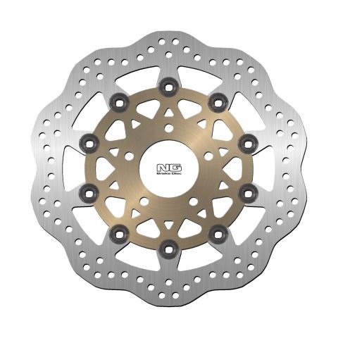 NG Tarcza hamulcowa przód Suzuki GSF600/GSXF600/750 (290x64x4,5mm) (5x10,5mm) WAVE PŁYWAJĄCA | NG239X/GLD