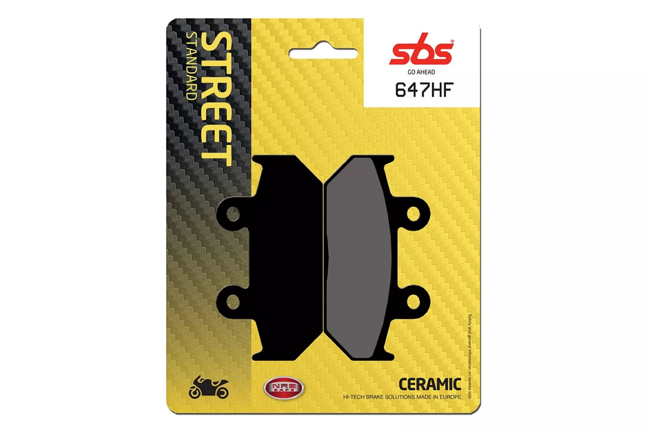 Klocki hamulcowe KH124/2 STREET CERAMIC | 647HF
