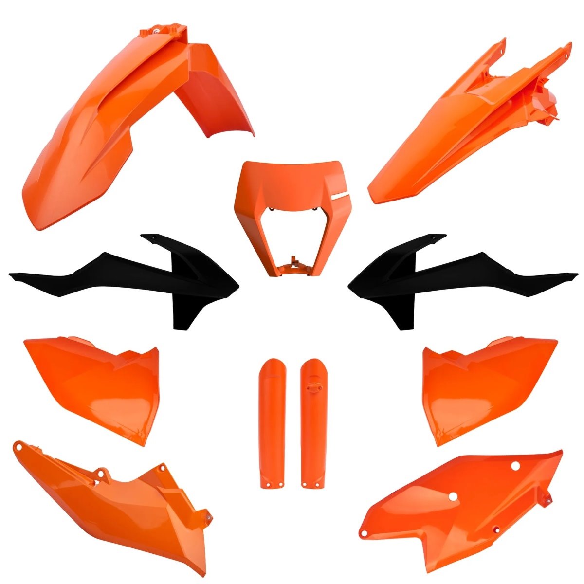 Komplet Plastików KTM EXC/EXC-F TPI Pomarańczowy OEM Polisport | 91469