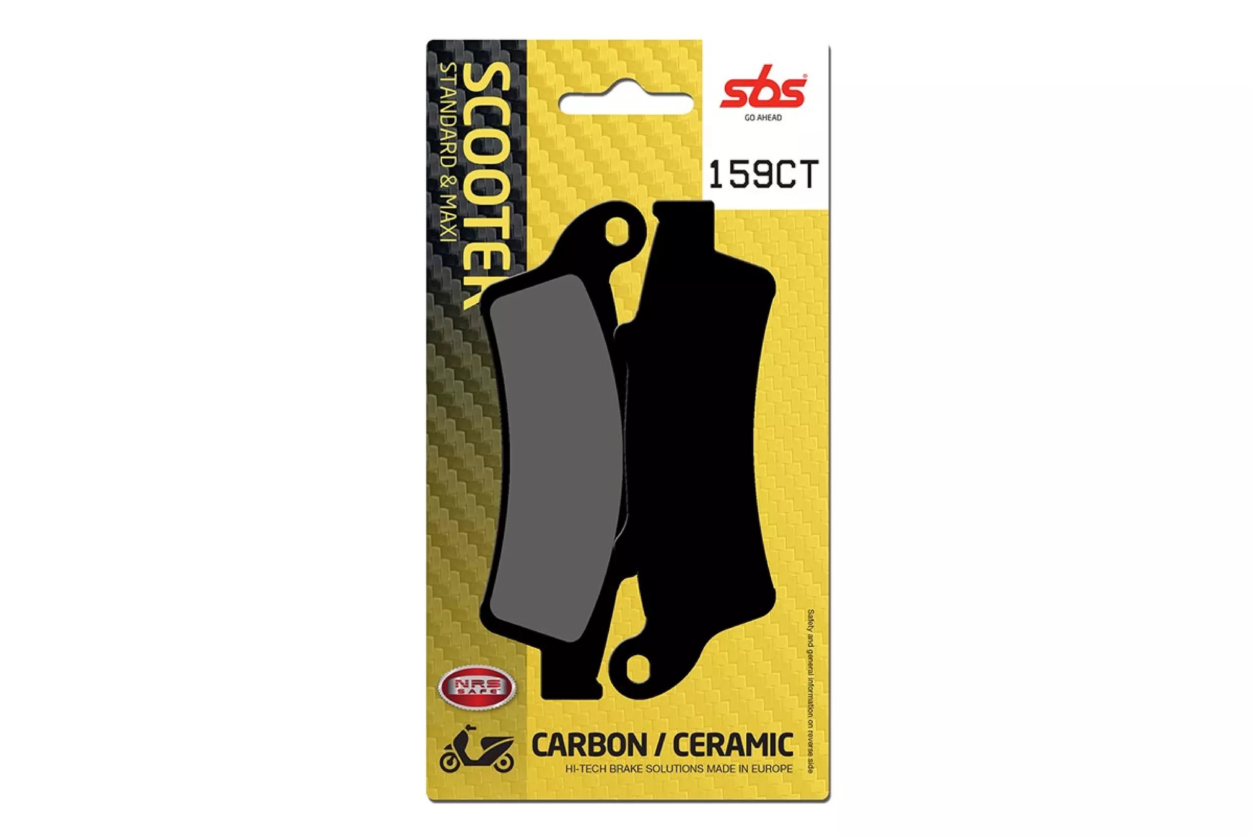 Klocki hamulcowe KH324 Maxi Carbon Aprilia 125/500, Kymco 125/350, Malaguti 250/400 PRZÓD | 159CT