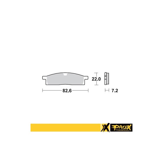 Klocki hamulcowe kh119 YAMAHA YZ 80/85 93-19, YZ 65 19-20, TTR 125 00-18 PRZÓD ProX | 37.104102