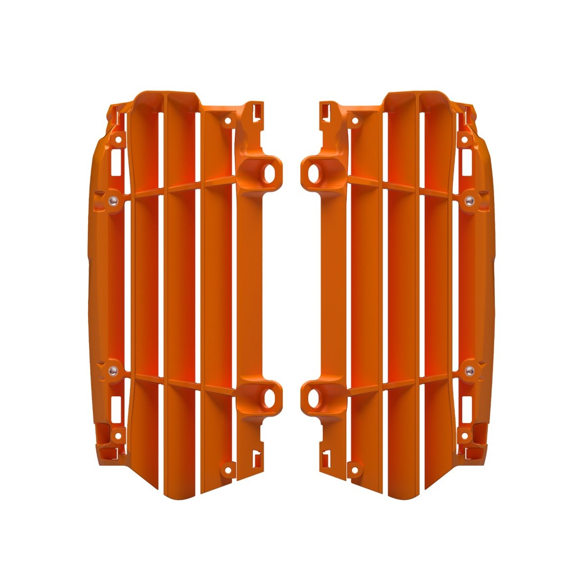 Osłony chłodnicy kratki KTM SX/SXF/XC/XC-F, EXC/EXC-F/XC/XCF-W, Husqvarna TE/FE, GAS GAS MC/MC-F/EC/EC-F/EW-F / EX/EX-F kolor pomarańczowy Polisport | 8500300002