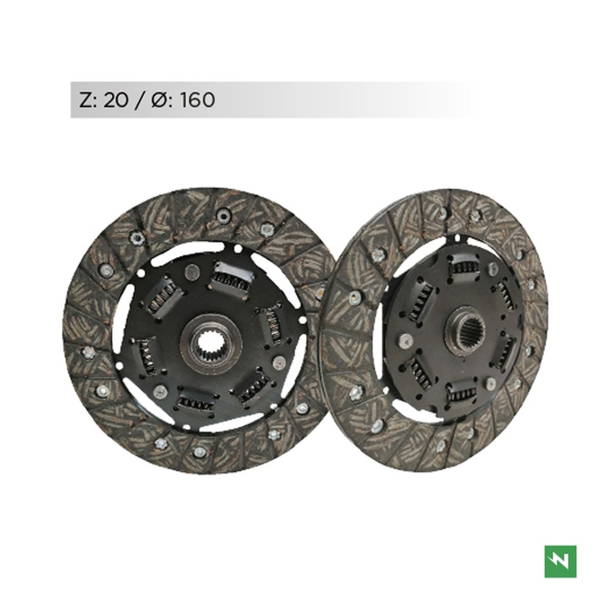 Tarcze sprzęgłowe Moto Guzzi NTX 350/650, V 35, V 50 (suche sprzęgło) NEWFREN | F1402K
