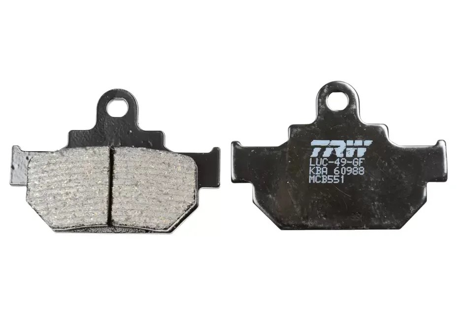 Klocki hamulcowe KH106/2 ORGANIC Honda MBX 125, Suzuki RM 250, DR 600, DR 650 PRZÓD TRW | MCB551