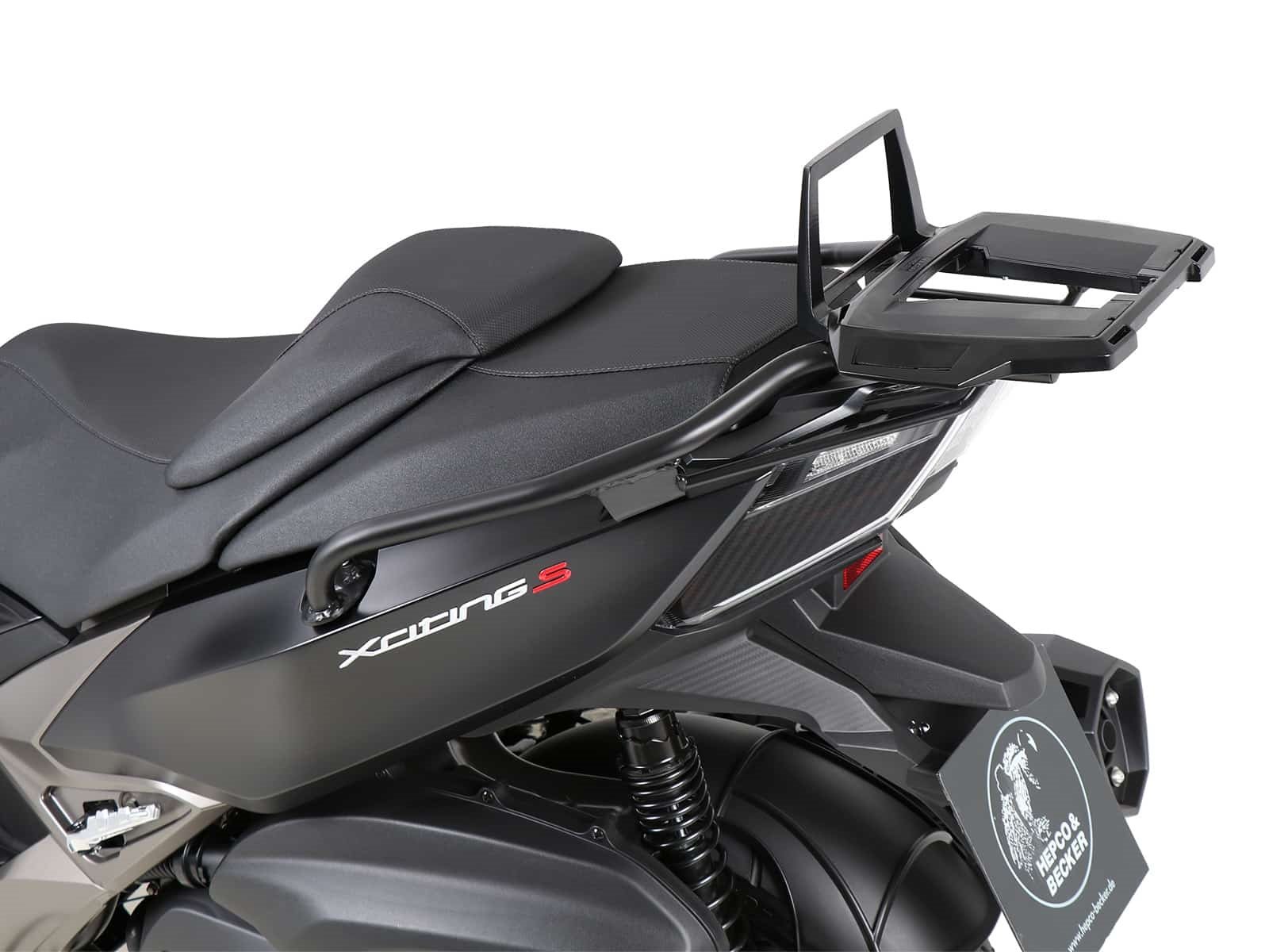 Stelaż kufra centralnego Alurack Kymco Xciting S 400 ABS 2018-2024 Hepco Becker | 6527570 01 01