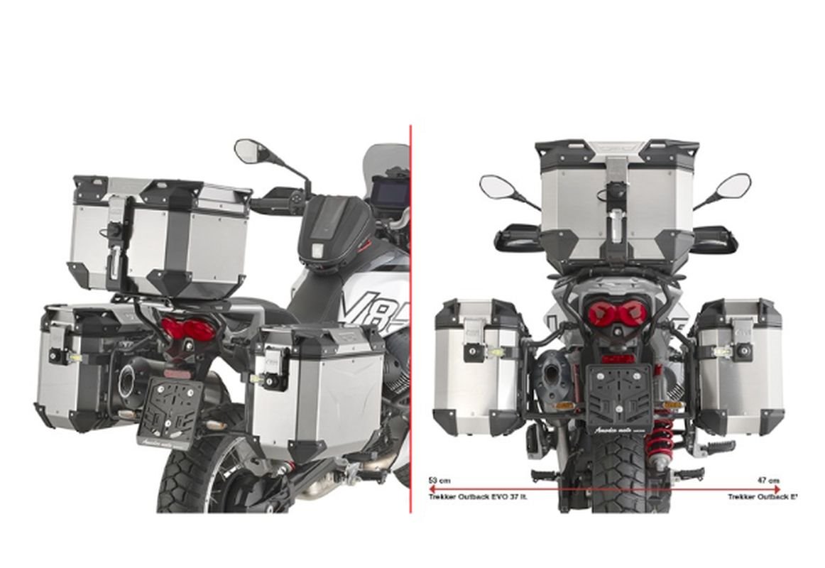 Stelaż kufrów bocznych MONOKEY CAM SIDE Moto Guzzi V85 TT Kappa | KLO8209CAM
