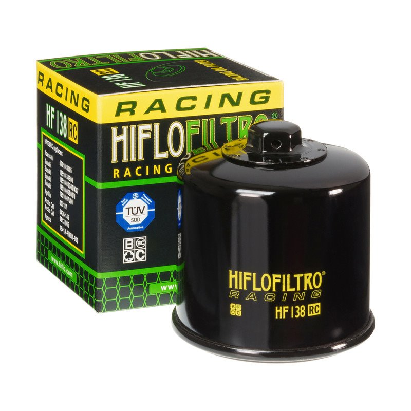 Filtr oleju HF138 Racing GSX/GSXR/SV/TL/VZ/VS / DL Nakrętka 17mm HifloFiltro | HF138RC