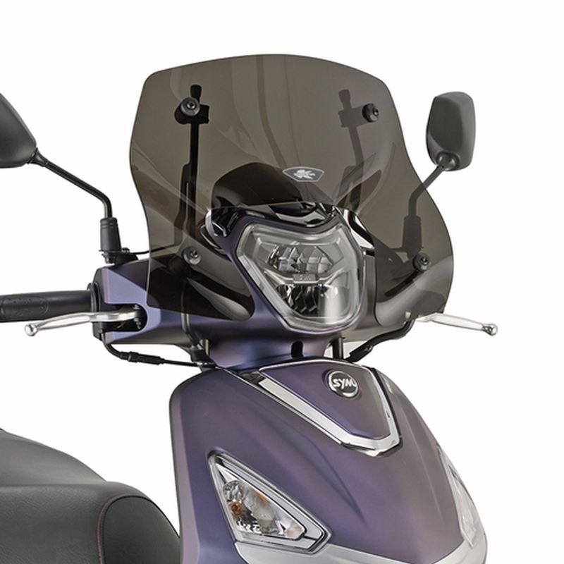 Szyba Sym HD 300, Symphony 125; Piaggio Medley 125/150/S 19x44 cm przyciemniana Kappa | 7057SK
